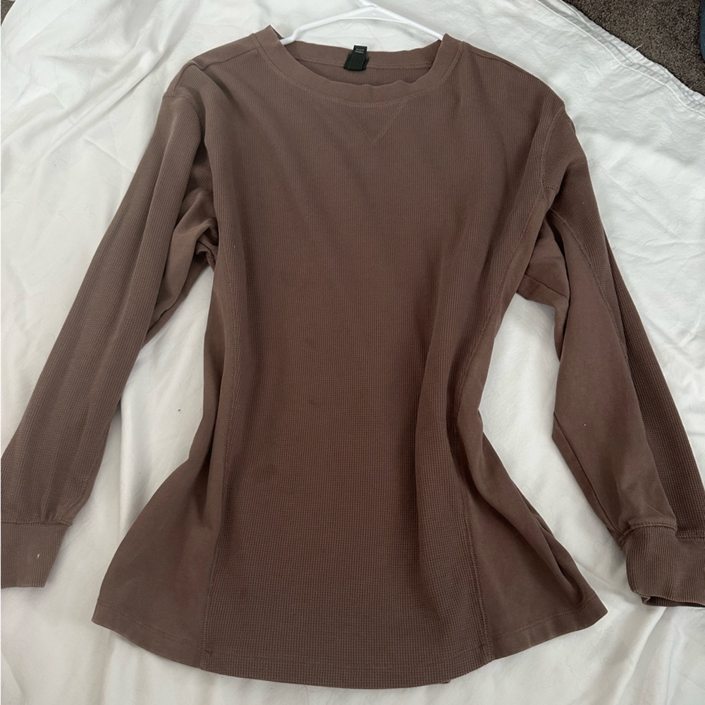 Wild Fable Brown Long Sleeve Sweatshirt